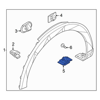 Hyundai OE - Lower Wheel Arch Molding Clip