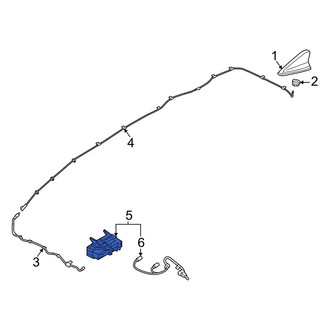 Hyundai OE - Radio Antenna Assembly