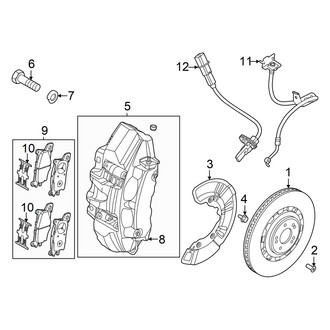 Hyundai OE - Front Suspension - Brake Components