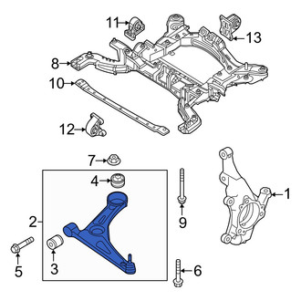 Hyundai OE - Rear Right Upper Rearward Suspension Control Arm