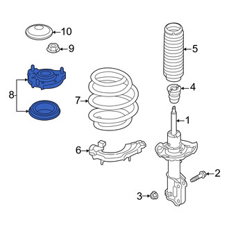 Hyundai OE - Front Suspension Strut Bearing