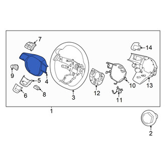 Hyundai OE - Upper Steering Wheel Trim