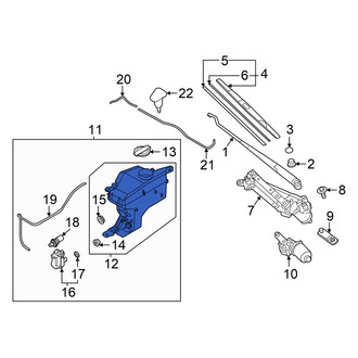 Hyundai OE - Front Washer Fluid Reservoir