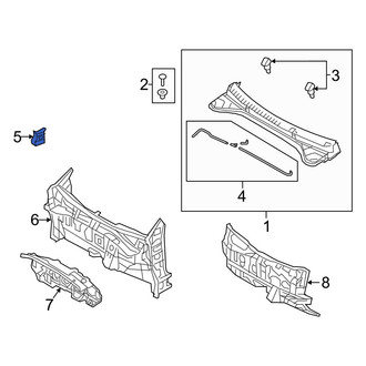 Hyundai OE - Front Right Cowl Side Panel