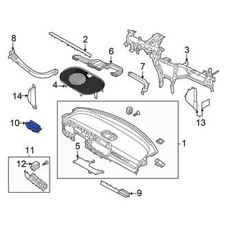 Hyundai OE - Rear Right Dashboard Air Vent