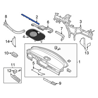 Hyundai OE - Instrument Panel Cover