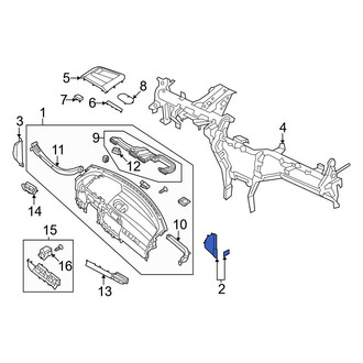 Hyundai OE - Left Instrument Panel Side Cover