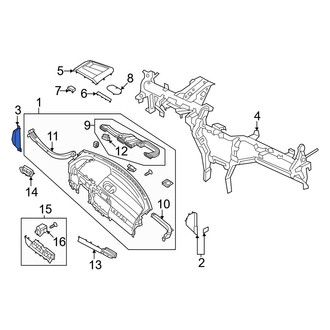 Hyundai OE - Left Instrument Panel Side Cover