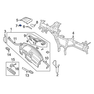 Hyundai OE - Left Instrument Panel Trim Panel