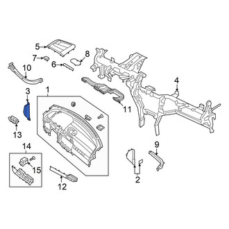 Hyundai OE - Left Instrument Panel Side Cover