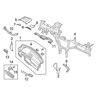 Hyundai OE - Right Instrument Panel Trim Panel
