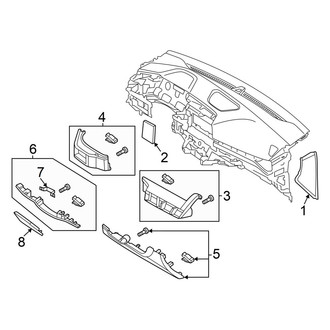 Hyundai OE - Instrument Panel Components