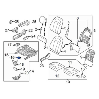Hyundai OE - Front Right Climate Controlled Seat Module