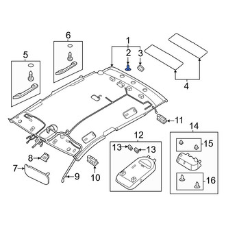 Hyundai OE - Headliner Trim Plug