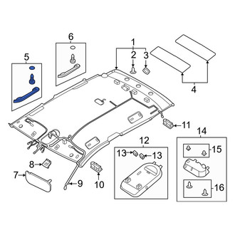 Hyundai OE - Front Interior Grab Bar