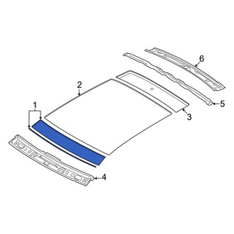 Hyundai OE - Front Roof Panel Glass
