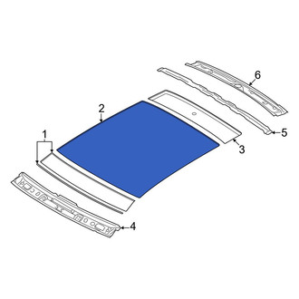 Hyundai OE - Center Sunroof Glass