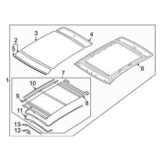 Hyundai OE - Sunroof Seal