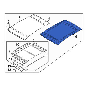 Hyundai OE - Sunroof Frame