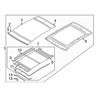 Hyundai OE - Sunroof Assembly