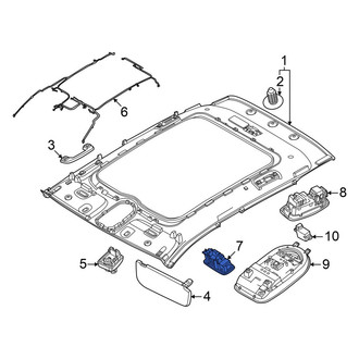 Hyundai OE - Front Right Sun Visor Light