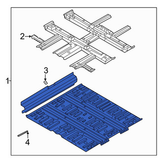 Hyundai OE - Front Floor Pan