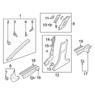 Hyundai OE - Pillars, Rocker & Floor - Interior Trim