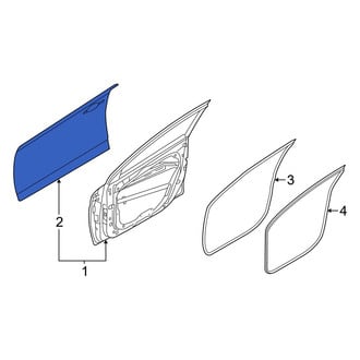 Hyundai OE - Front Right Outer Door Outer Panel