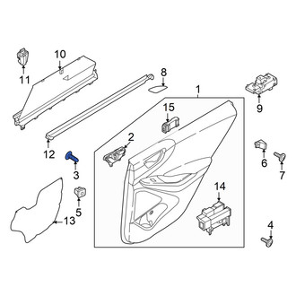 Hyundai OE - Outer Door Interior Trim Panel Screw