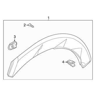 Hyundai OE - Quarter Panel - Exterior Trim