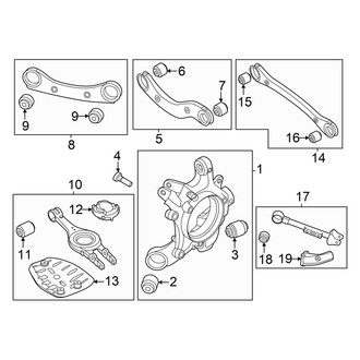 Hyundai OE - Rear Suspension - Suspension Components