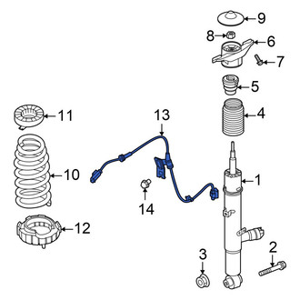 Hyundai OE - Rear Left Suspension Self-Leveling Wiring Harness