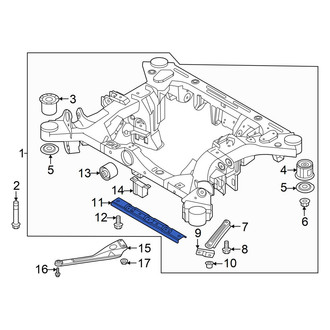 Hyundai OE - Rear Suspension Crossmember Reinforcement