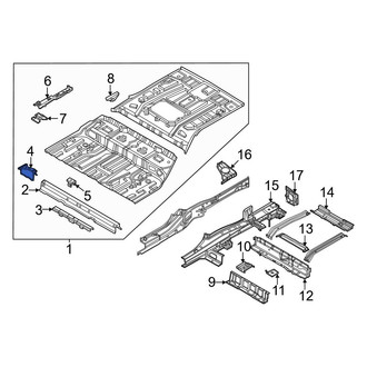 Hyundai OE - Rear Left Floor Extension