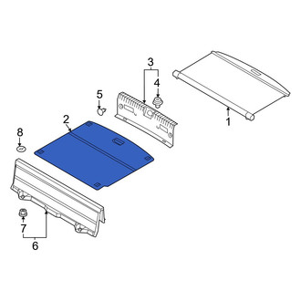 Hyundai OE - Rear Floor Cover Panel