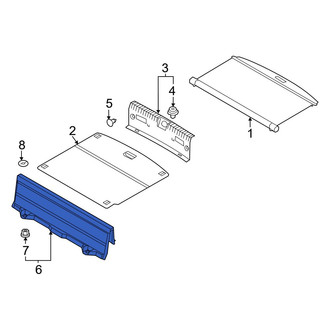 Hyundai OE - Rear Partition Panel