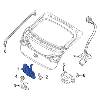 Hyundai OE - Rear Liftgate Latch