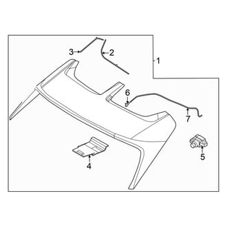 Hyundai OE - Lift Gate - Spoiler