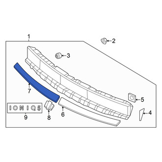 Hyundai OE - Rear Left Inner Tail Light Bezel