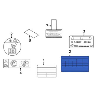 Hyundai OE - Tire Information Label
