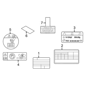Hyundai OE - Information Labels - Labels