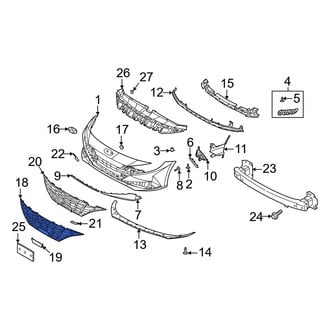 Hyundai OE - Front Lower Grille