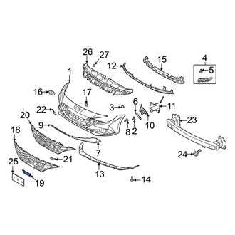 Hyundai OE - Cruise Control Distance Sensor Cover