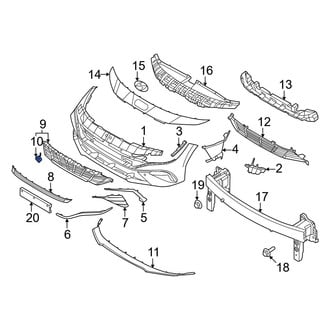 Hyundai OE - Front Tow Eye Cap