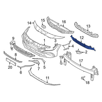 Hyundai OE - Front Upper Grille