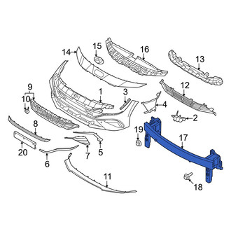Hyundai OE - Front Bumper Impact Bar