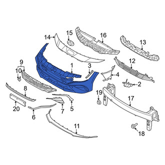 Hyundai OE - Front Bumper Cover