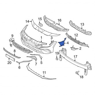 Hyundai OE - Front Right Brake Air Duct