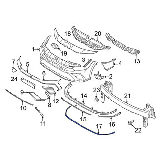 Hyundai OE - Front Lower Bumper Trim