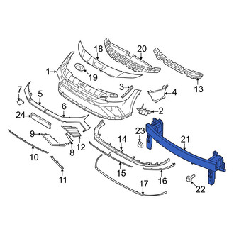 Hyundai OE - Front Bumper Impact Bar
